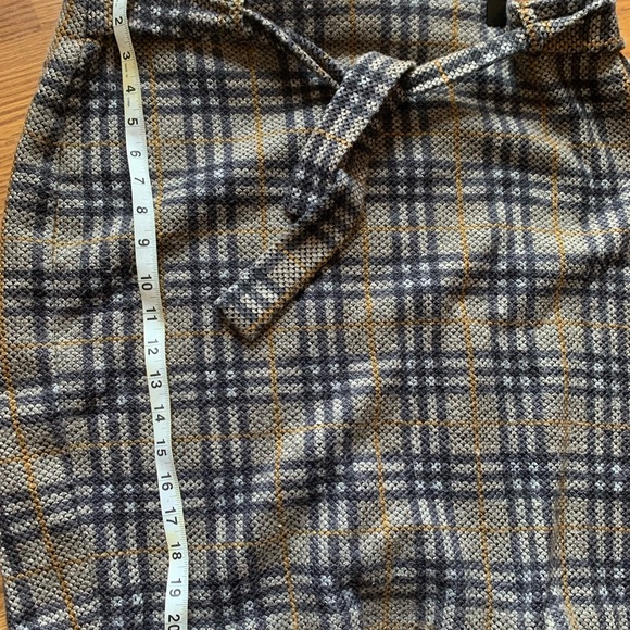 Carole Wren Knee Length Skirt Women Size XL Plaid Wrap Formal Casual - Picture 6 of 6
